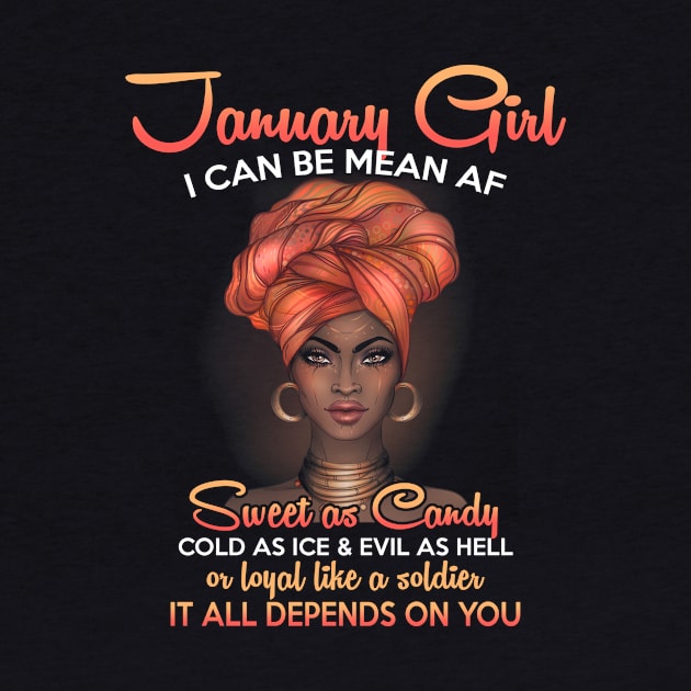 Queens Are Born In January Birthday T-Shirt for Black Women by carlostevet